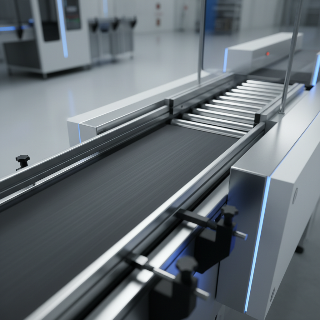 Industrial belt conveyor