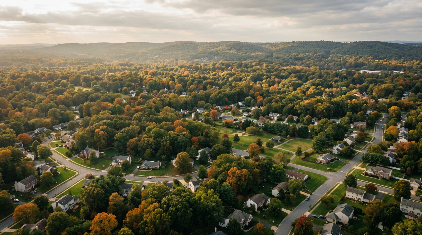 forest aerial view