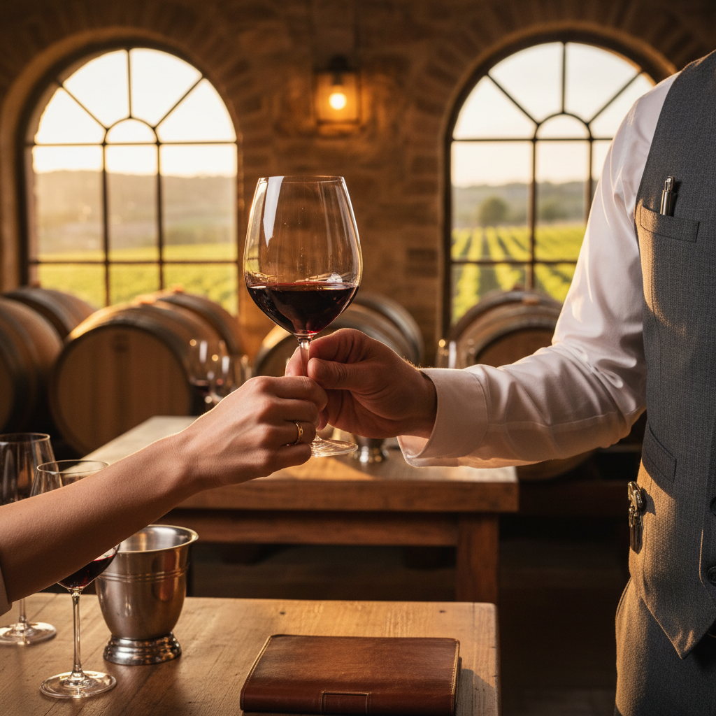 vineyard wine tasting