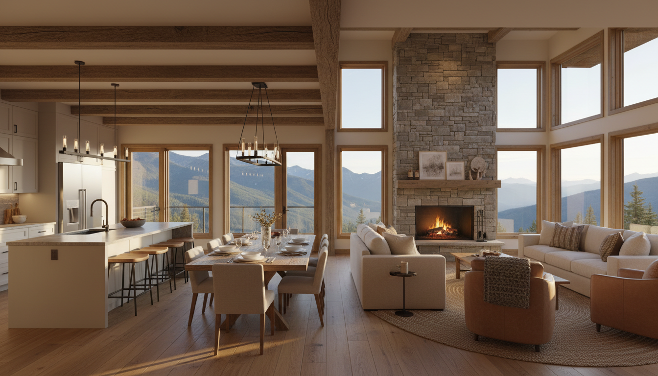 winter cabin