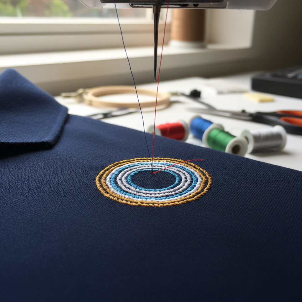 embroidered apparel