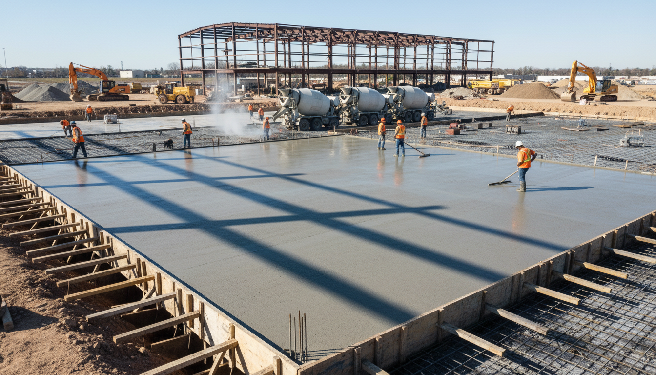 winter concrete site