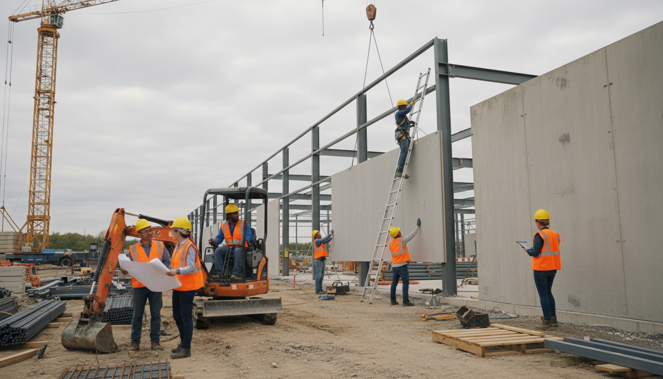 construction site teamwork