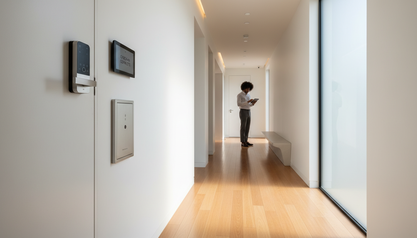 Master key systems streamline access for property managers with multiple units. A property manager holding a master key that provides access to multiple units in an apartment building.