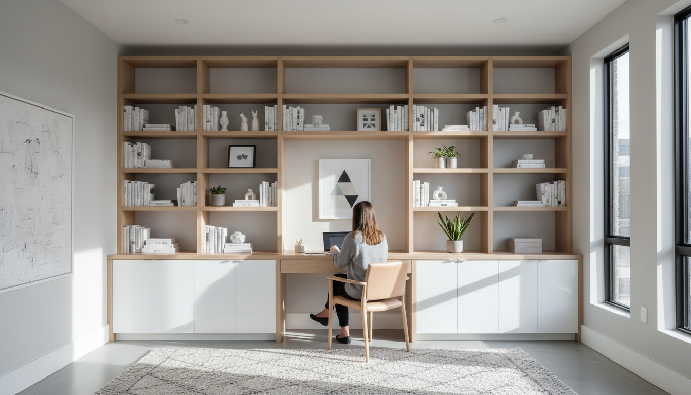 custom apartment built-ins