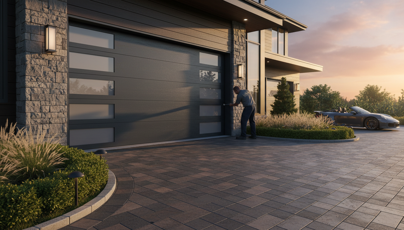 modern garage door