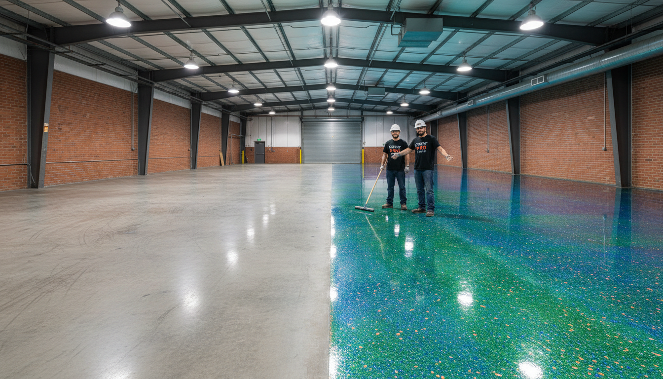 modern epoxy flooring