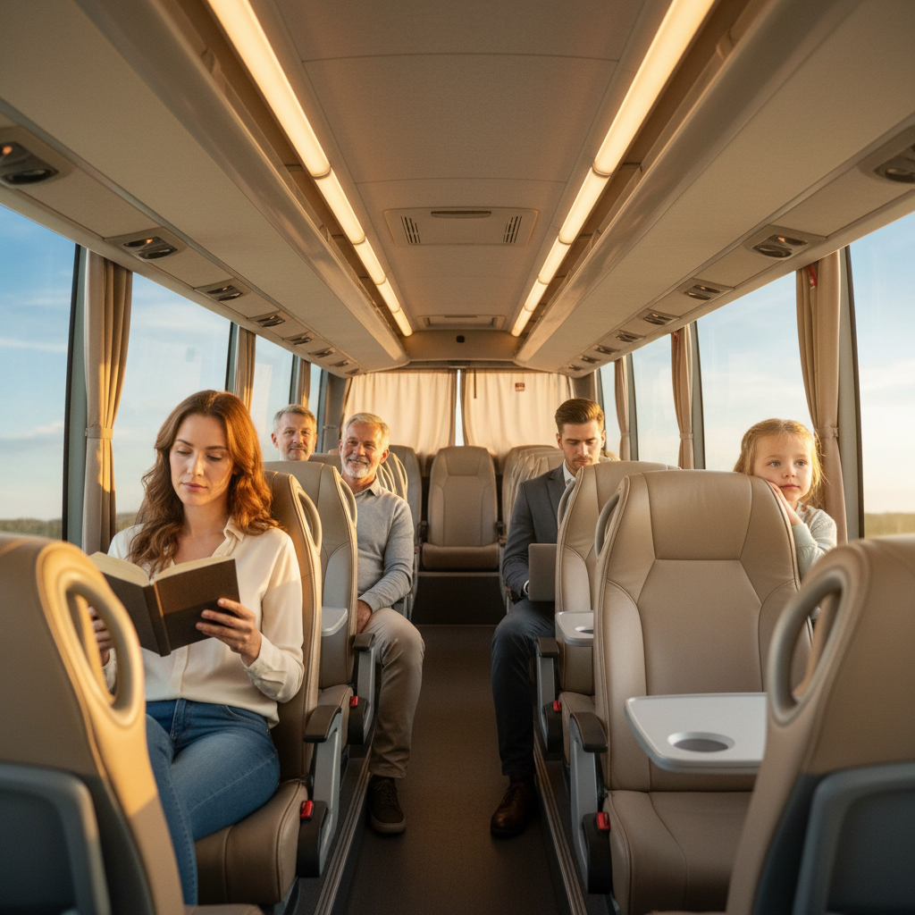 comfortable ferry seating