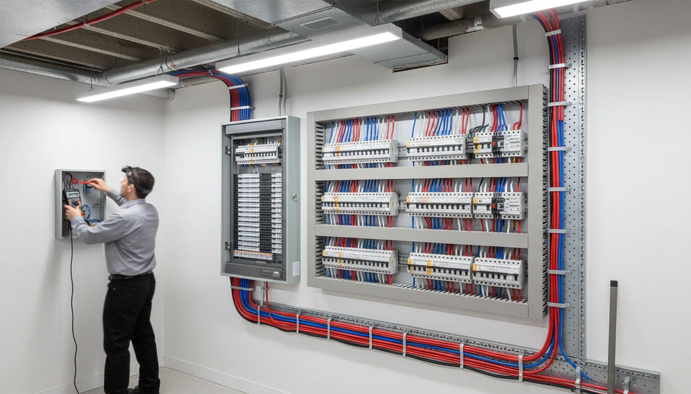 electrical panel setup