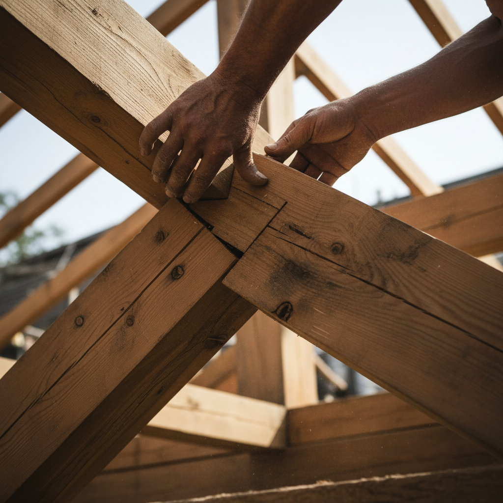 wooden trusses