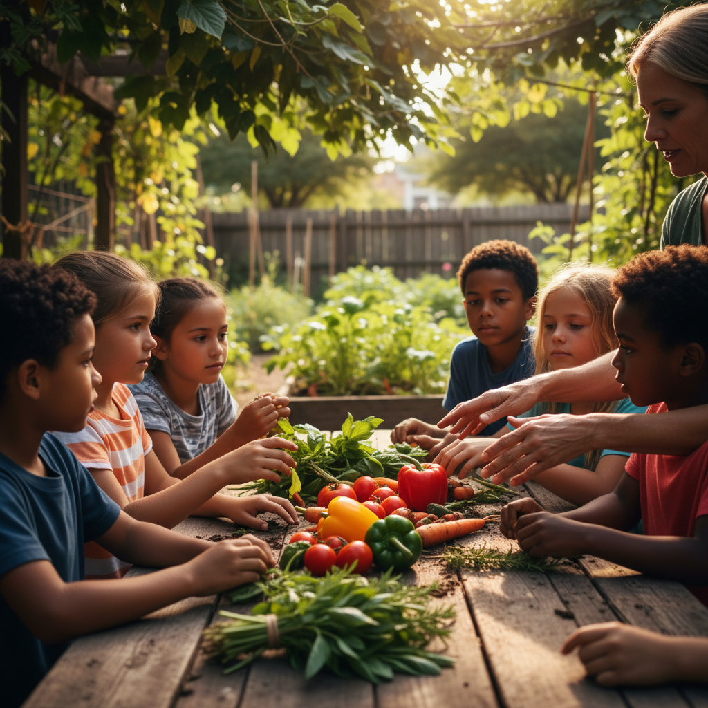 school garden