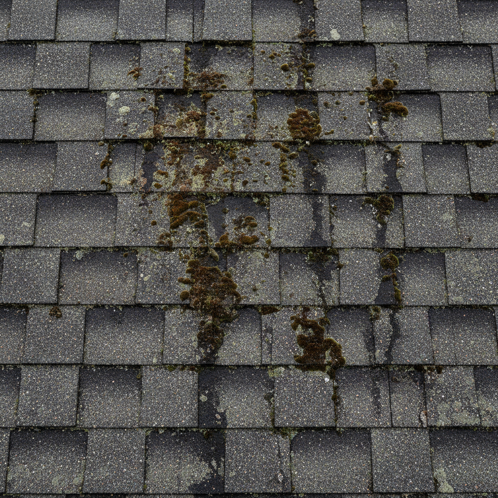 damaged shingles
