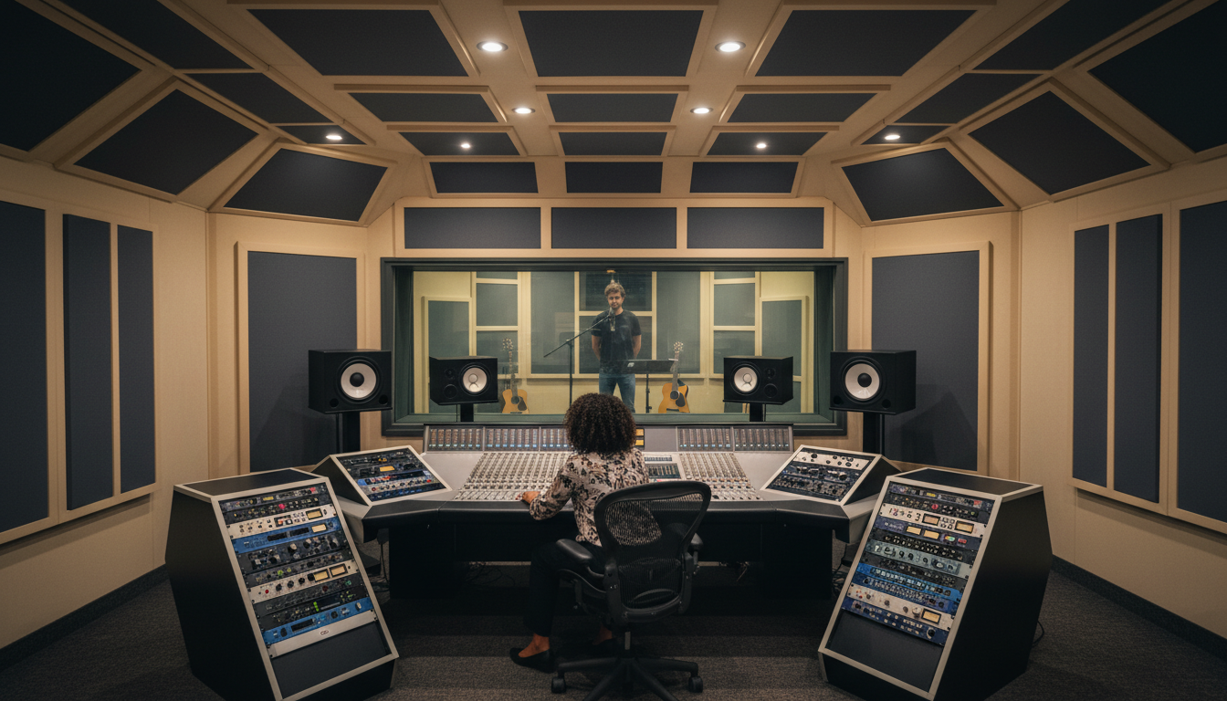 recording studio desk