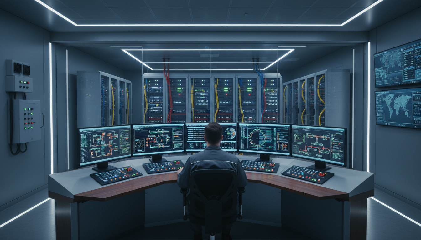 3D SCADA interface