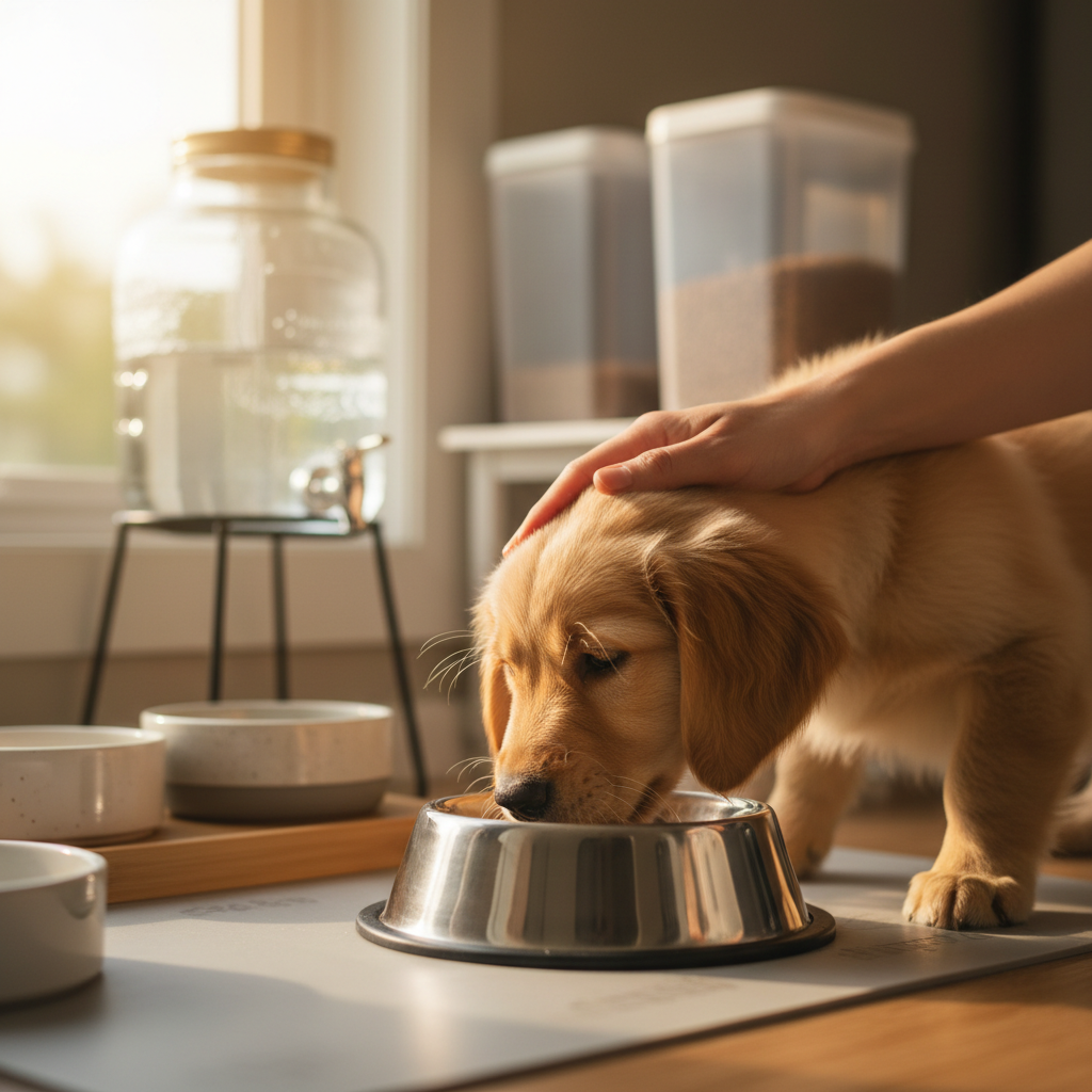 dog feeding