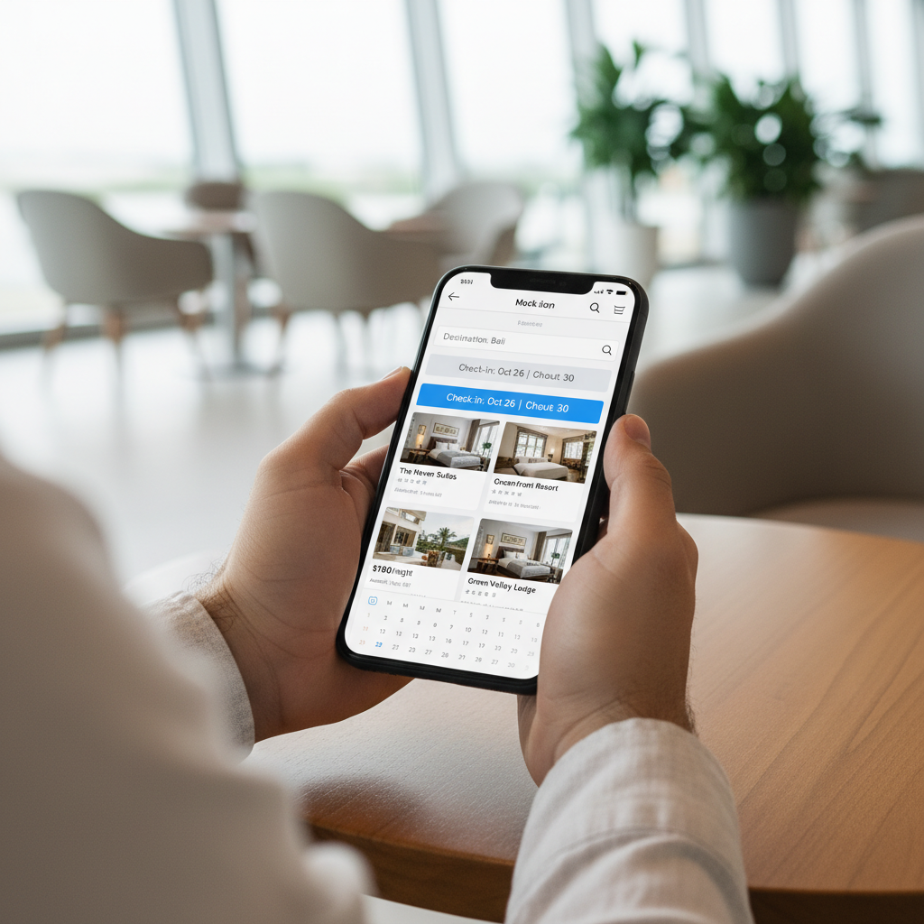 hotel app smartphone