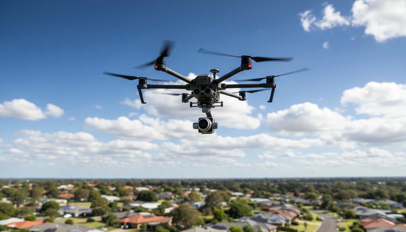 drone aerial view