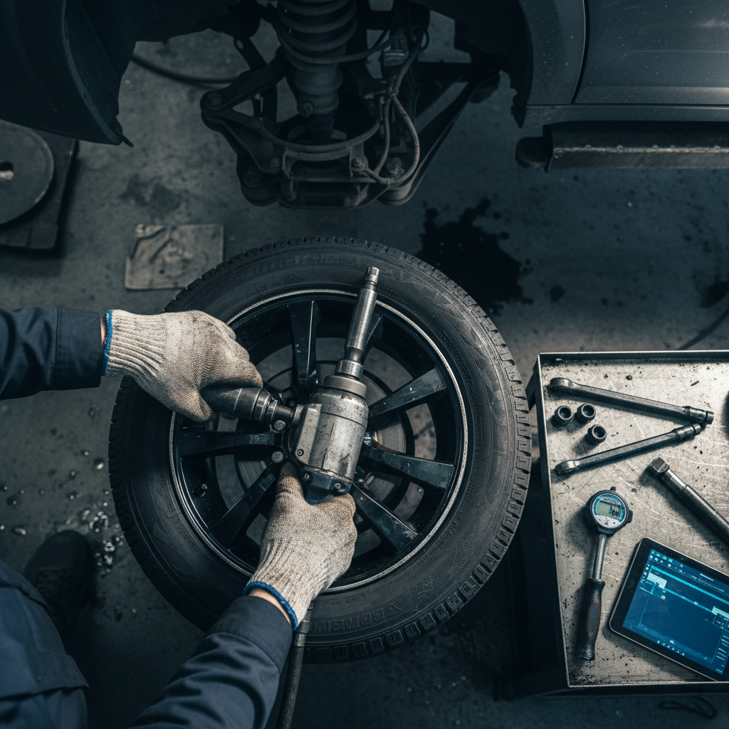 loosen lug nuts