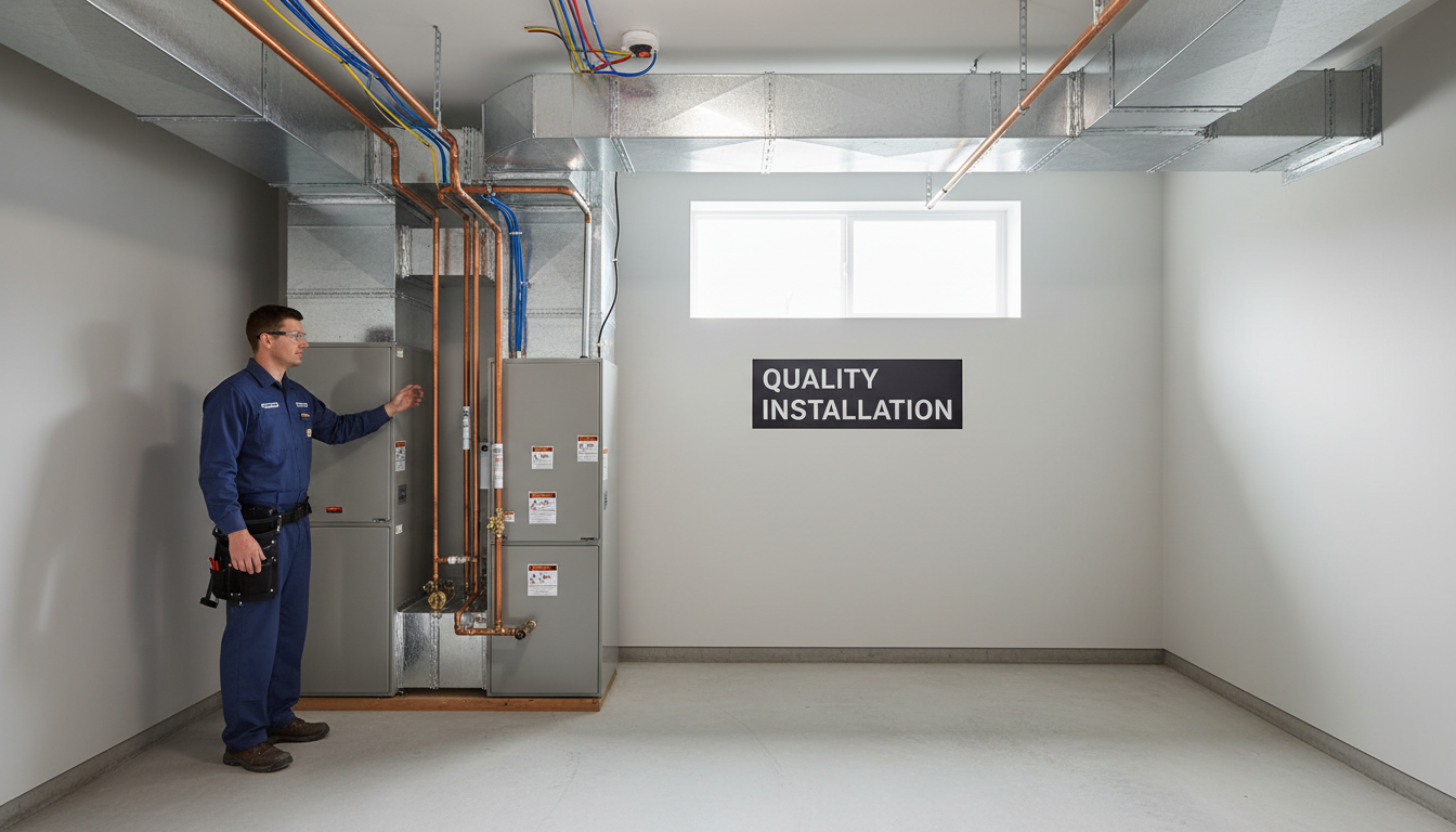 HVAC installation