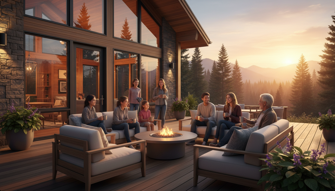 cozy fall gathering