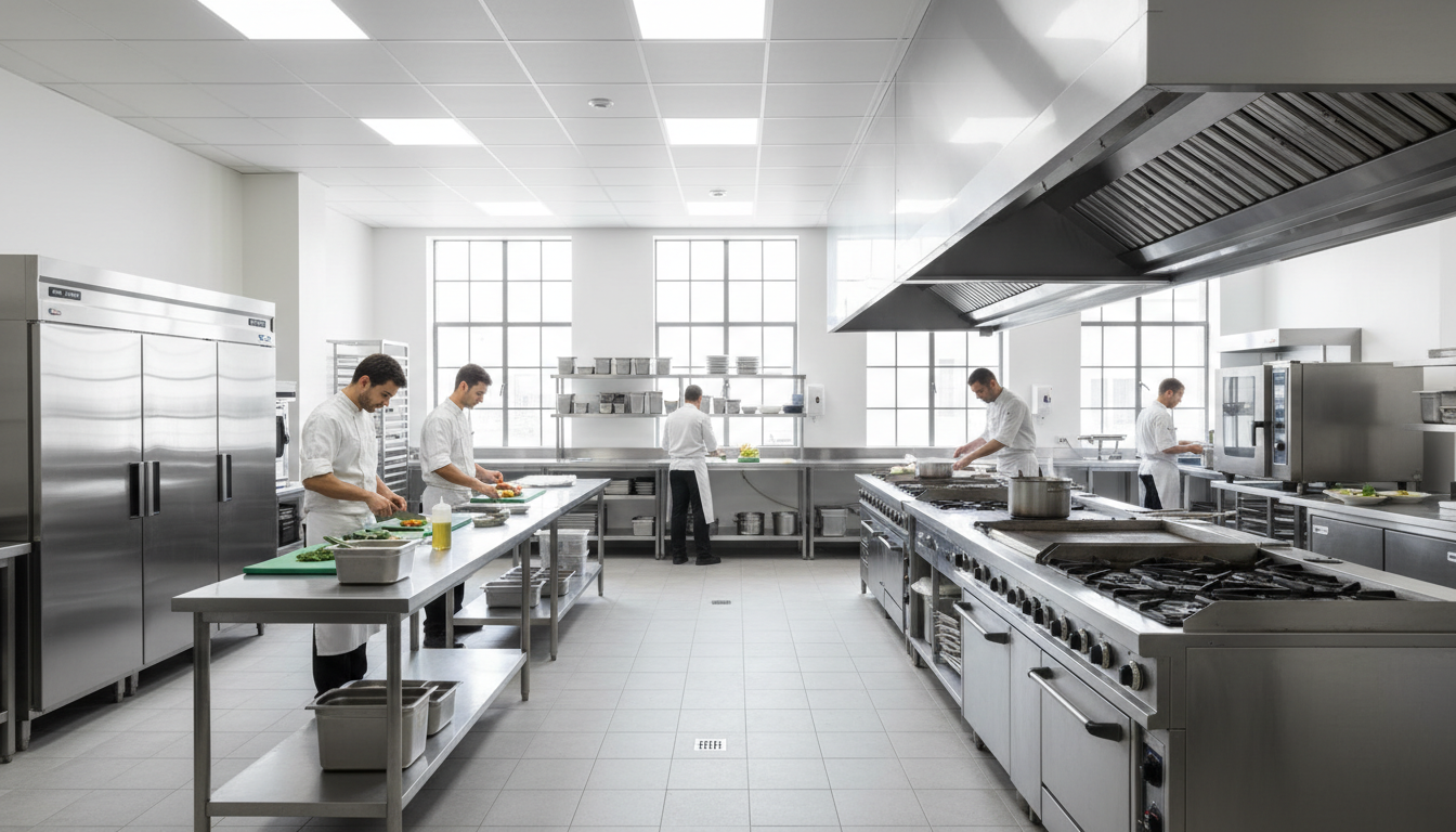 commercial kitchen