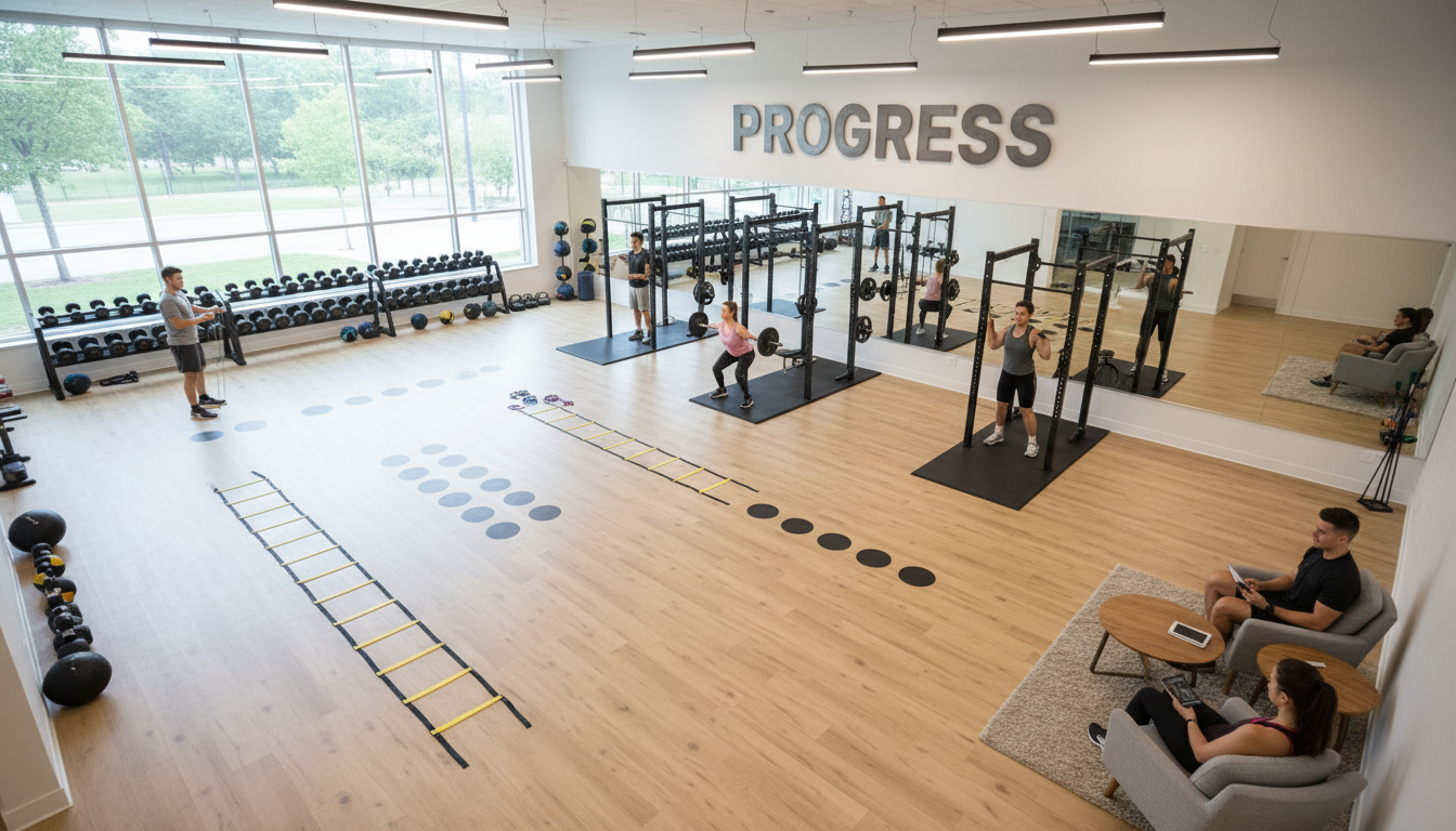 floor mirrors gym