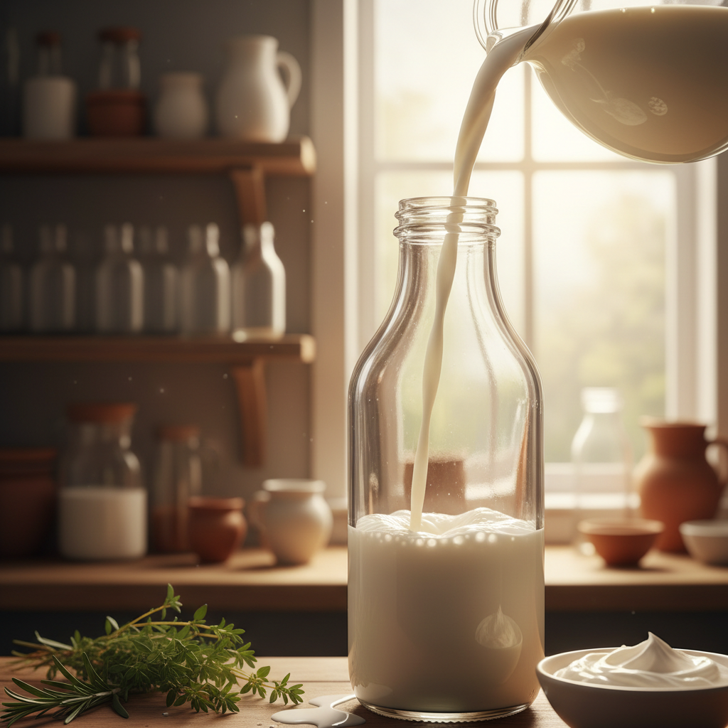 frothing milk