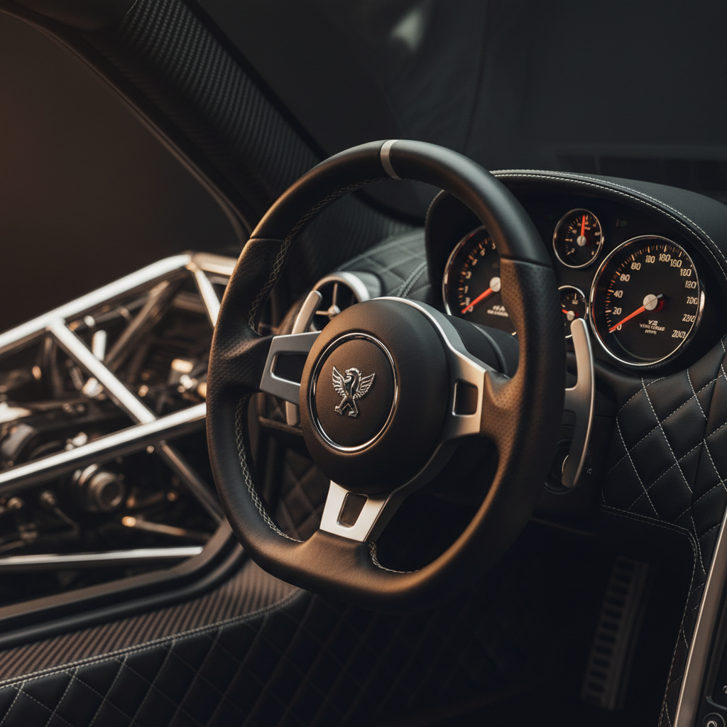 organized car interior