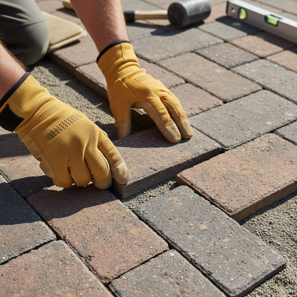 professional paver installation