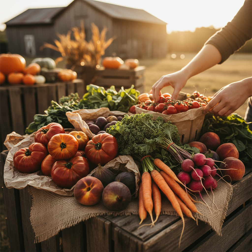 local farm produce