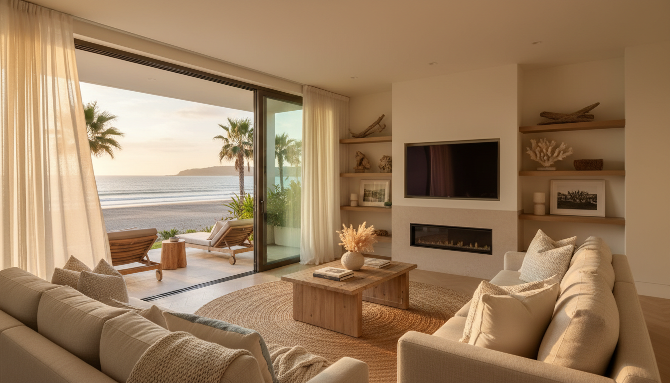 beach house interior