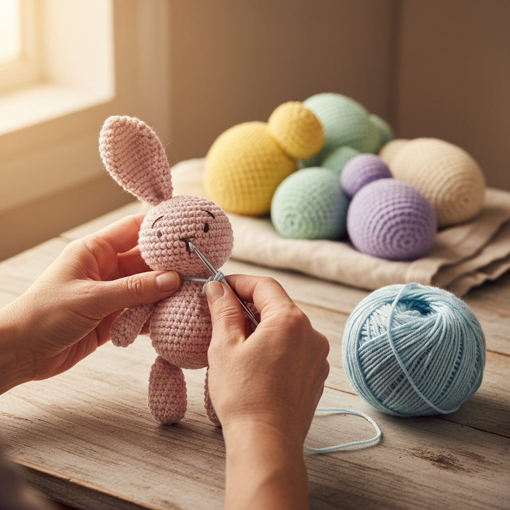 washing crochet toys