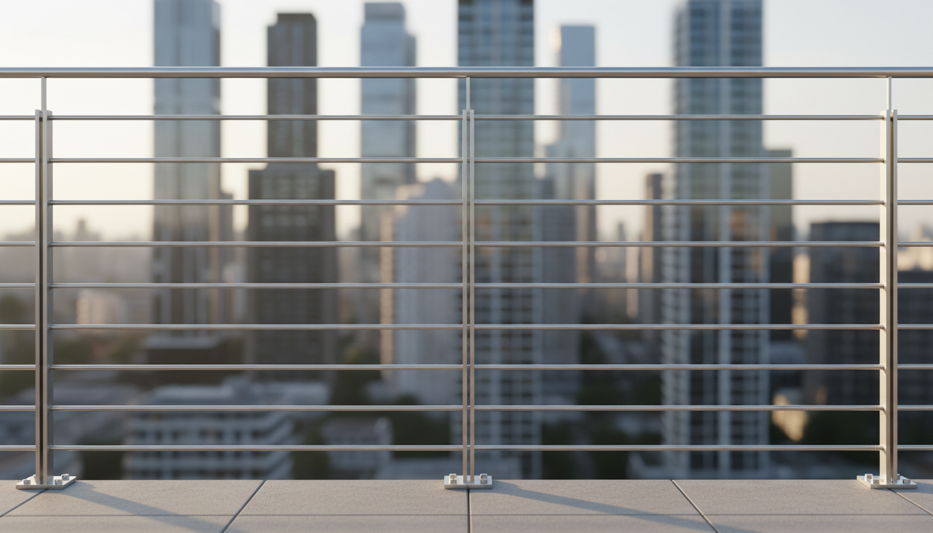 modern glass railings