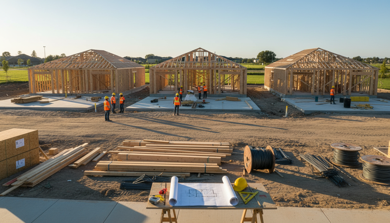 home construction site