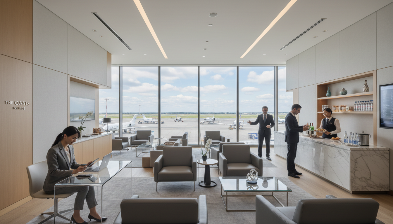 airport lounge