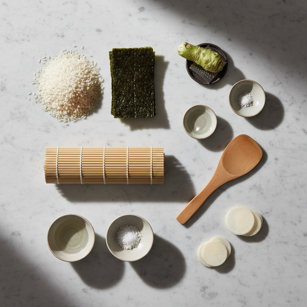 soy sauce sushi