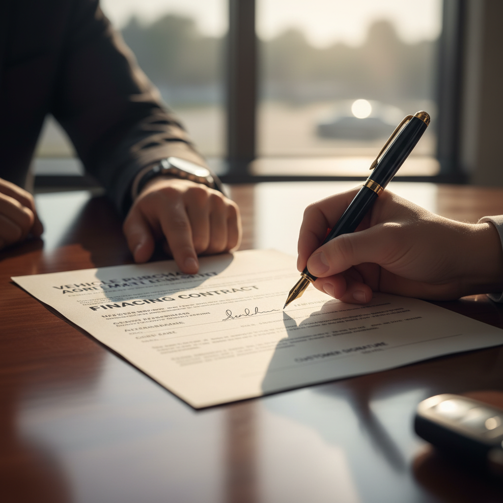 mobile loan signing