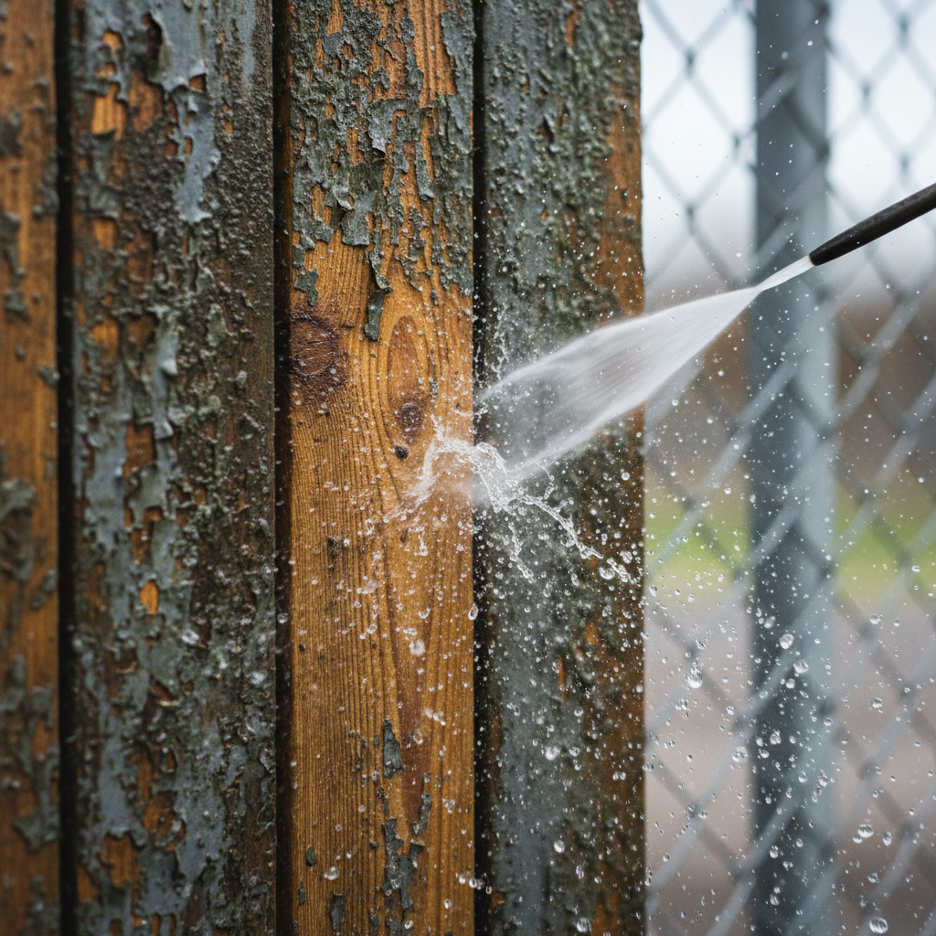 cleaning fence