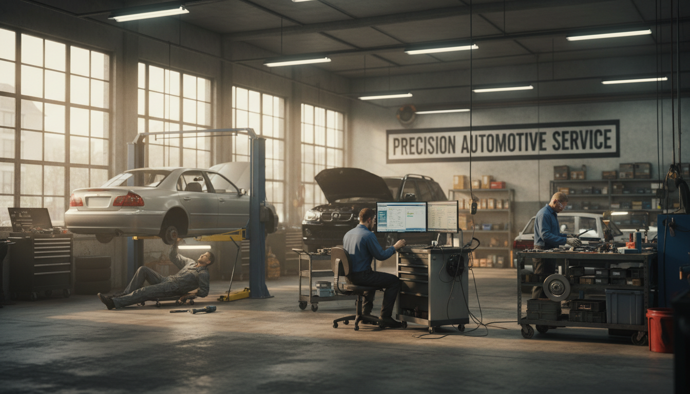 garage teamwork