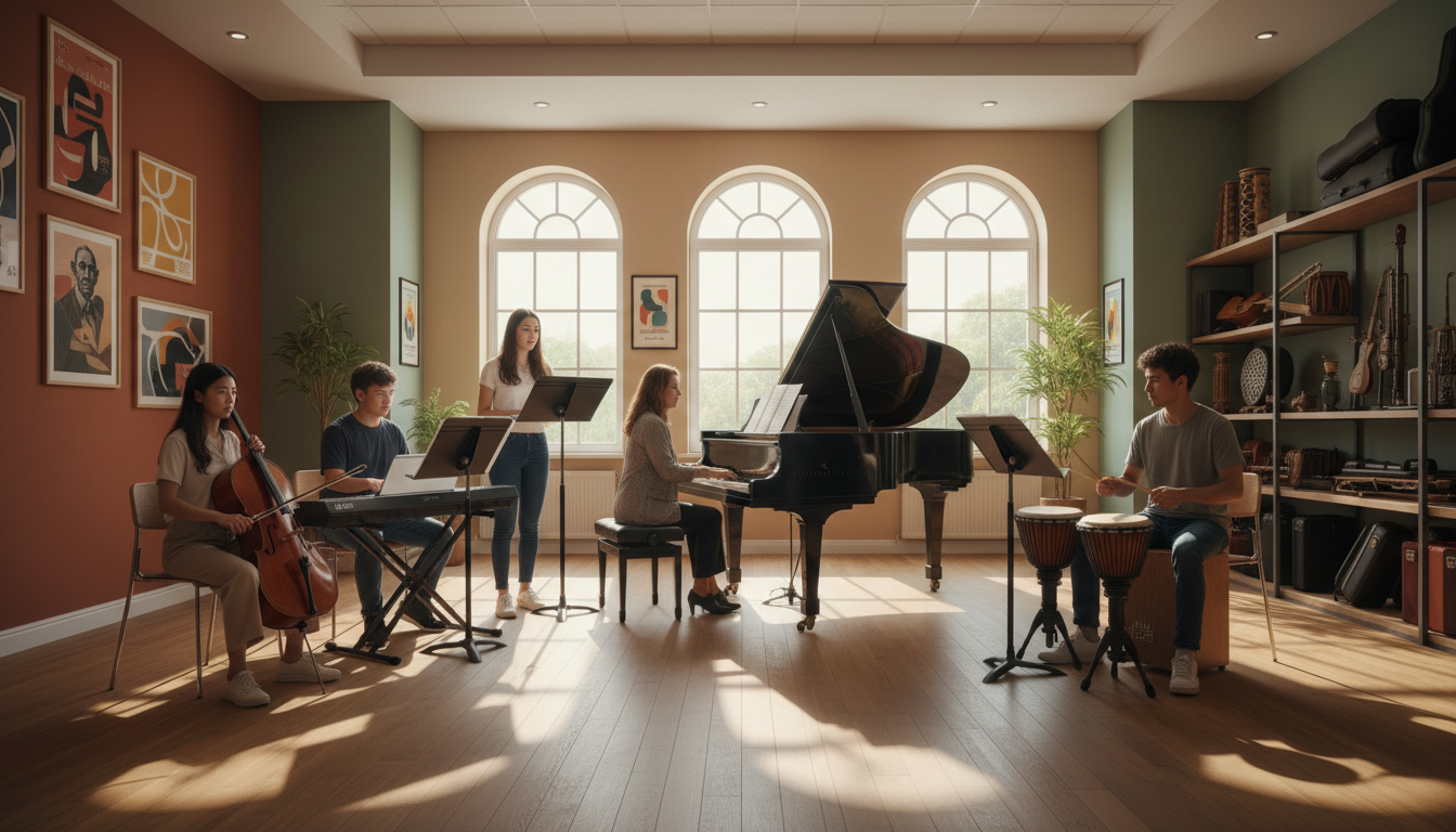 student music lesson