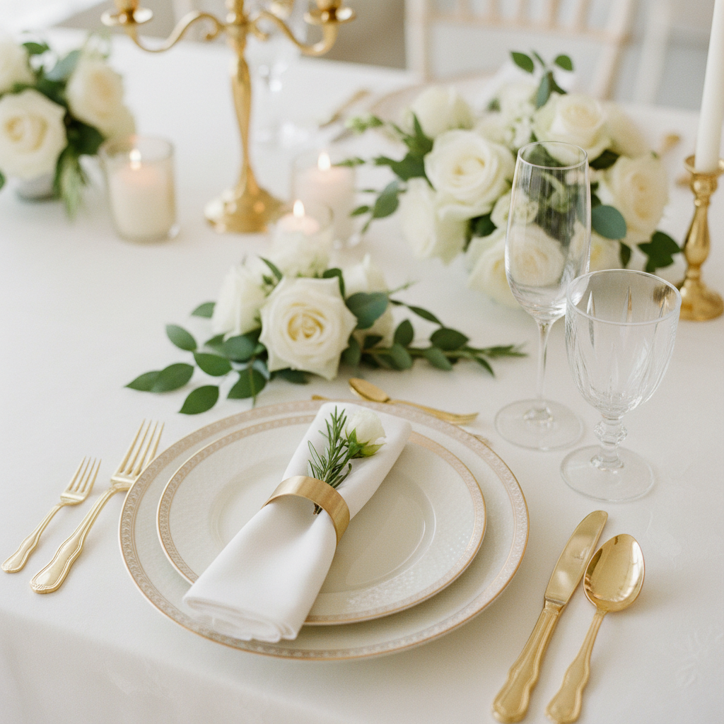 luxury table setting