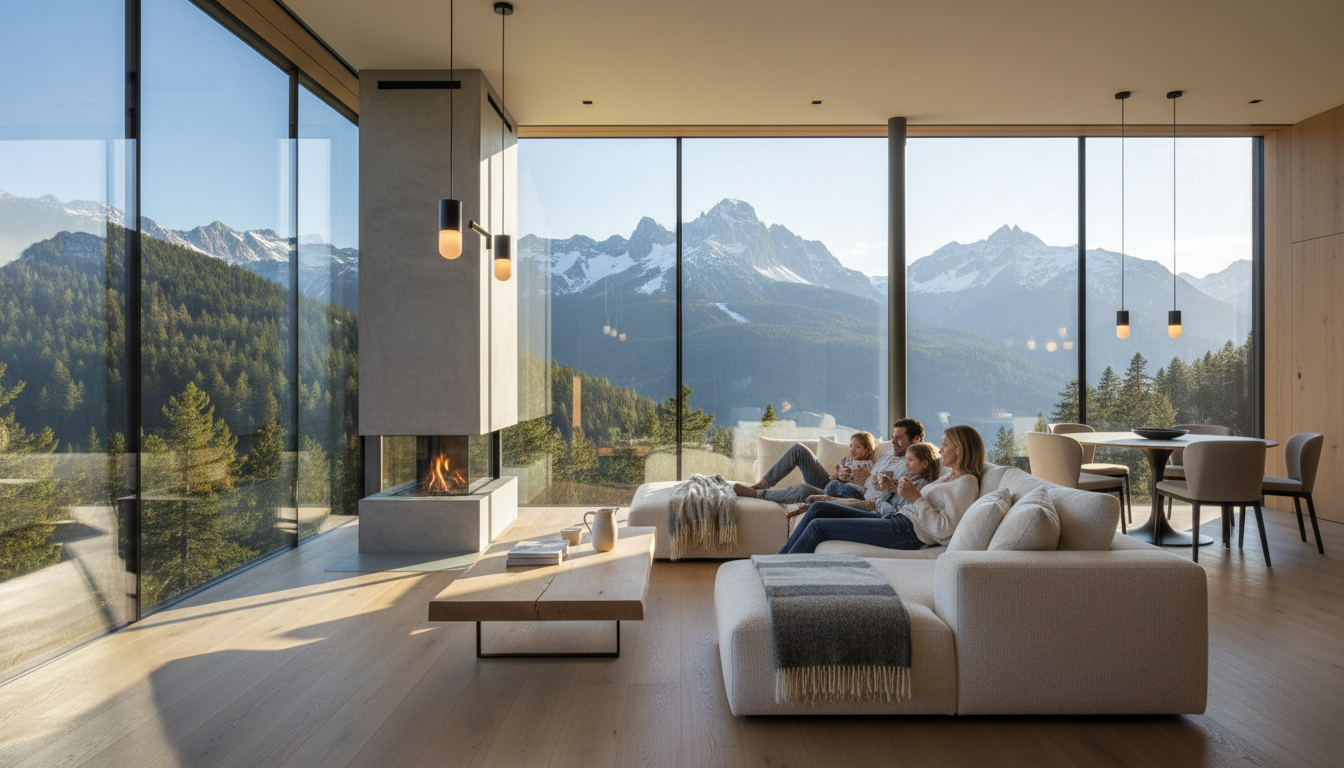 swiss alps house