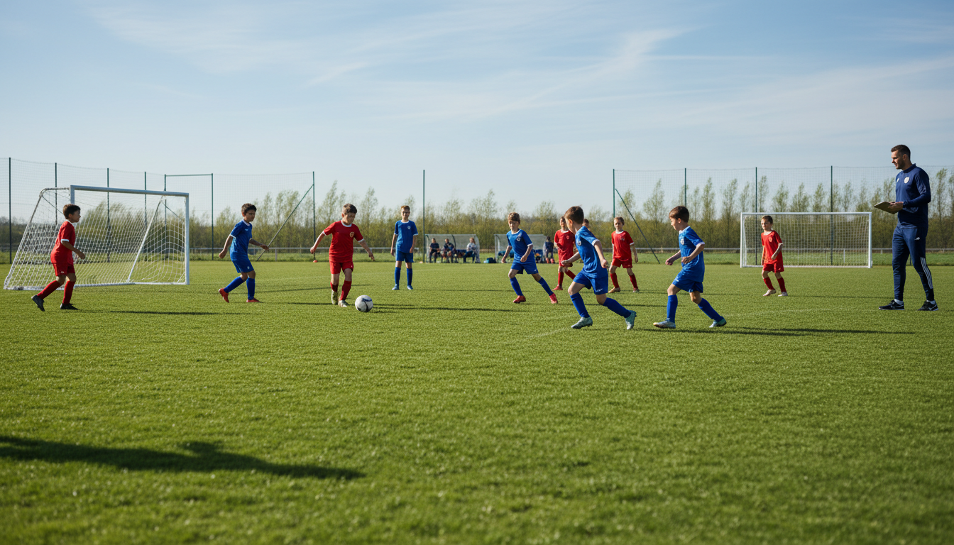 junior soccer match