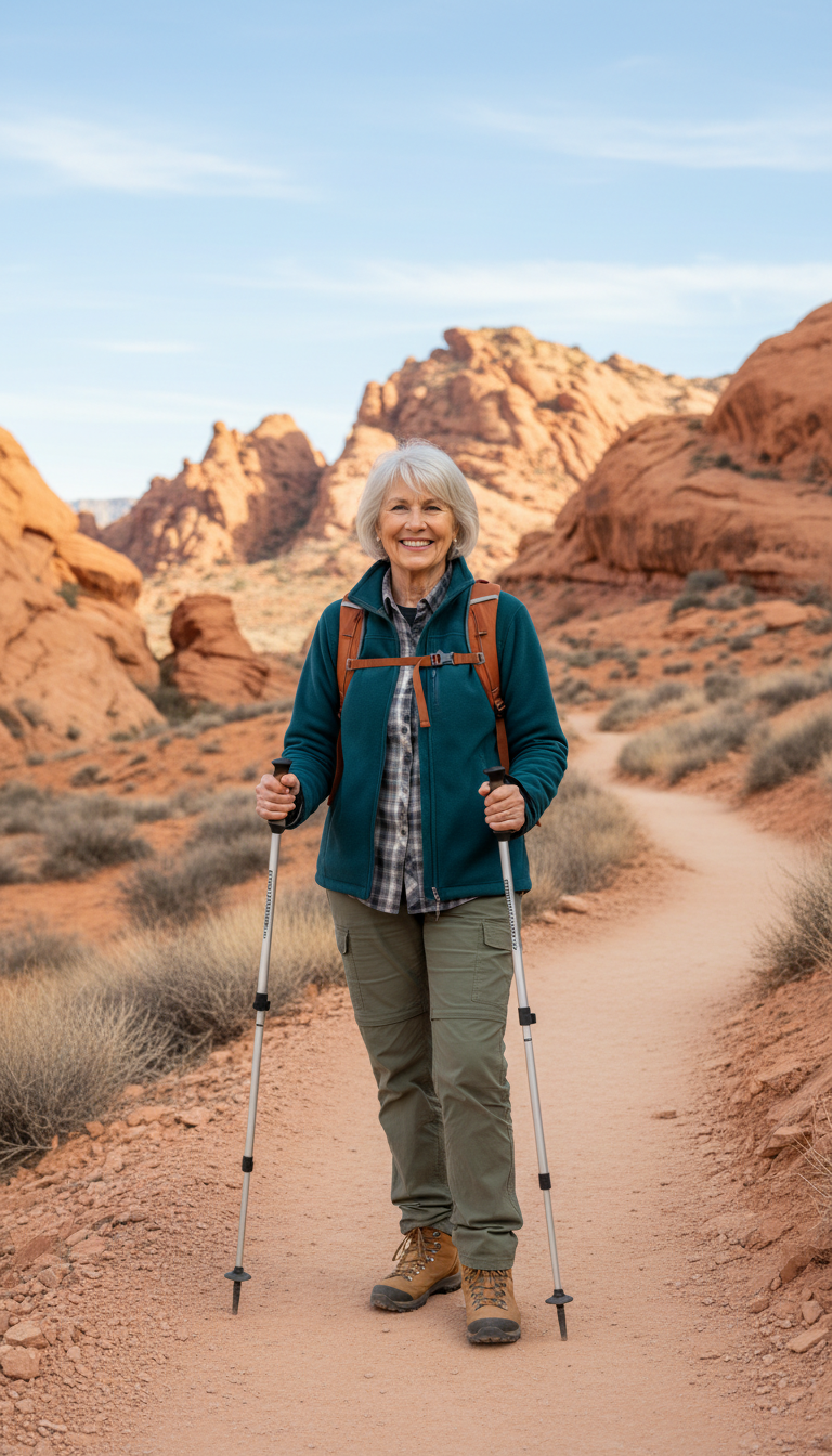 women hiking