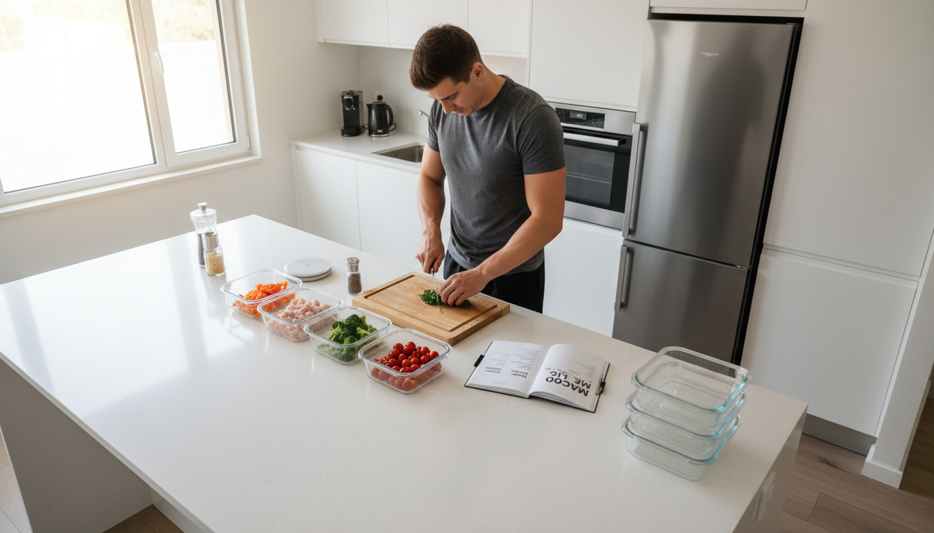 healthy meal preparation