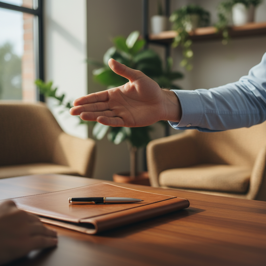 consultant handshake