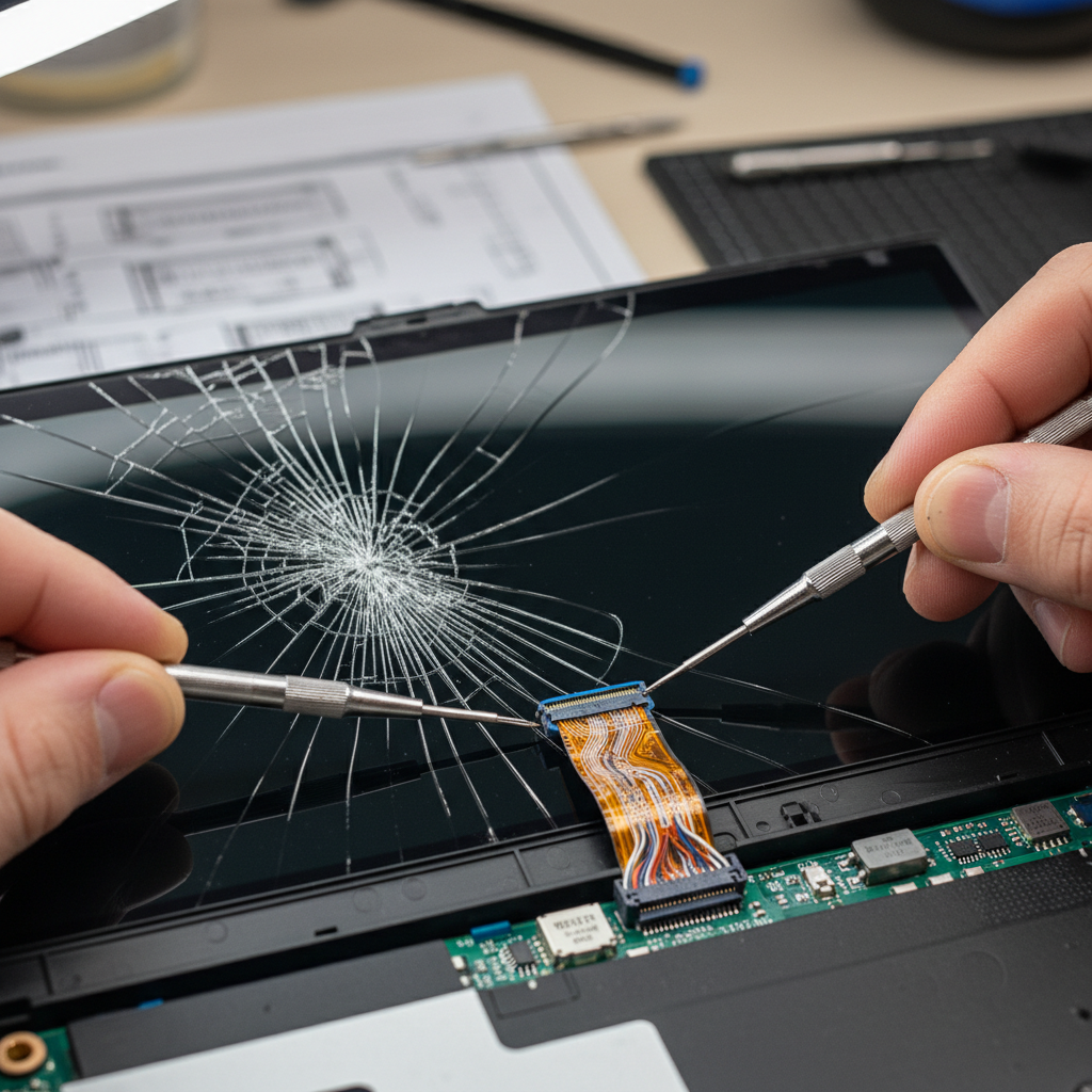 laptop screen damage