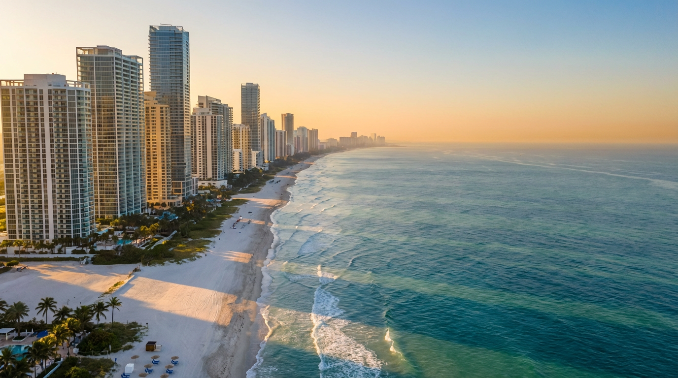 beach aerial