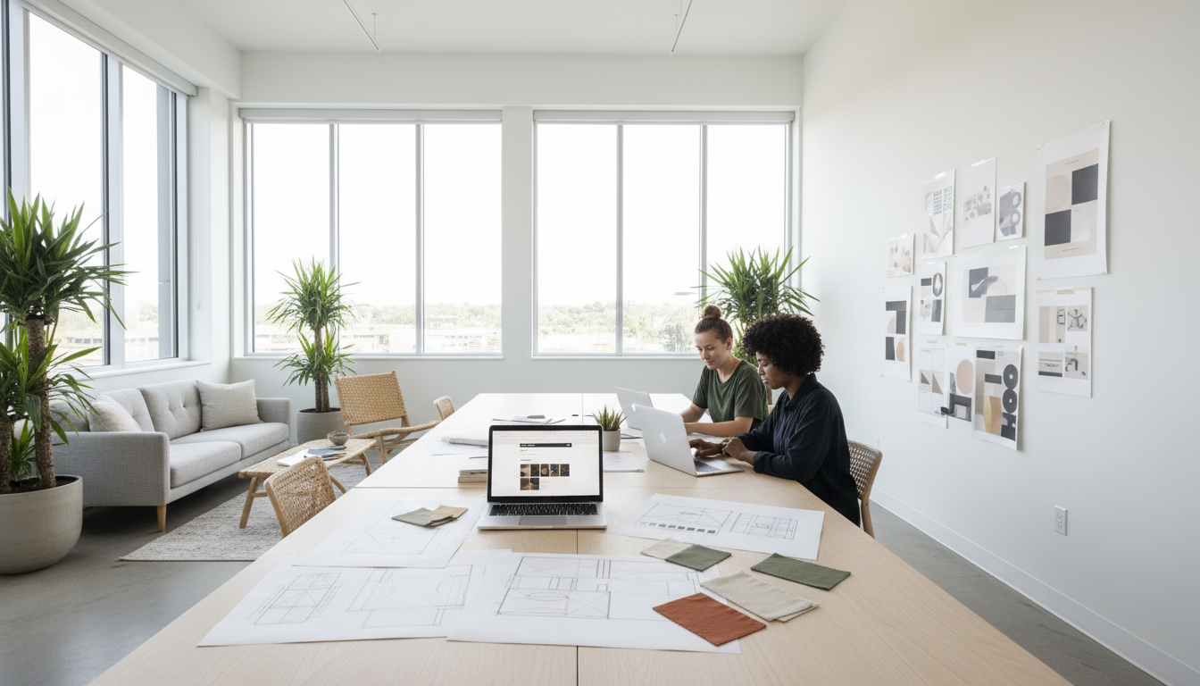 design studio workspace