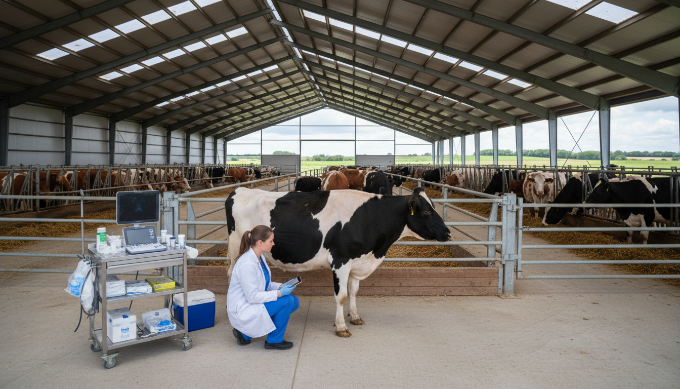 veterinarian cattle